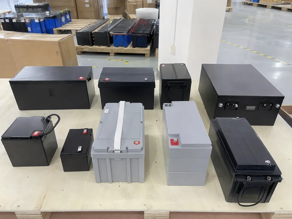 12V solar battery backup packs — LiFePO4 and lead-acid models for solar UPS applications