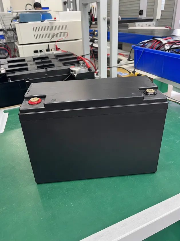 LiFePO4 drop-in replacement battery matching lead-acid terminal layout and case dimensions for solar upgrade programs