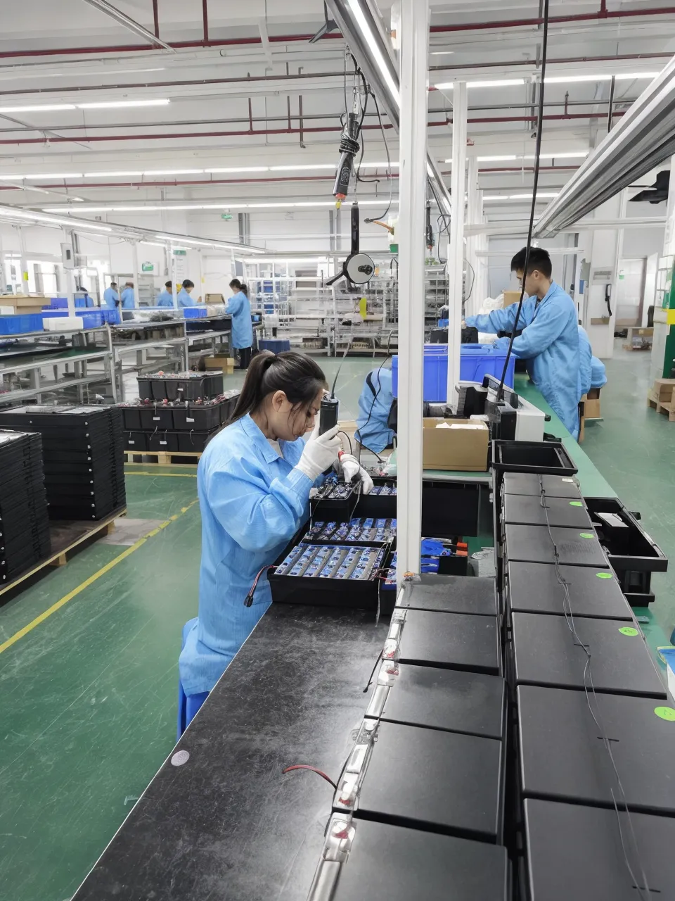 EVANBattery 12V solar battery production facility in Zhongshan, Guangdong