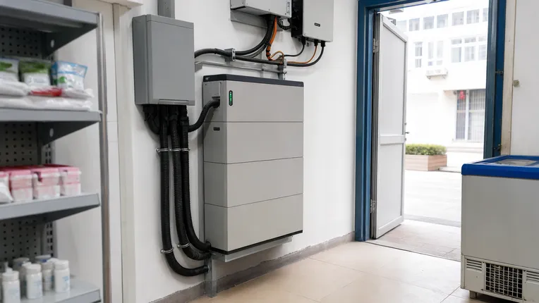 Compact cabinet battery system for retail and small commercial building backup power