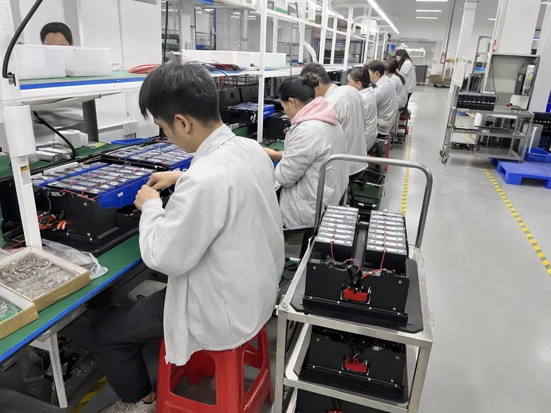 EVANBattery factory production line for 48V solar batteries