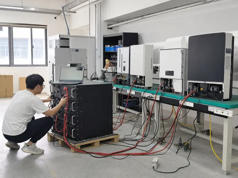 BMS protocol handshake testing with multiple inverter brands for 48V solar battery systems