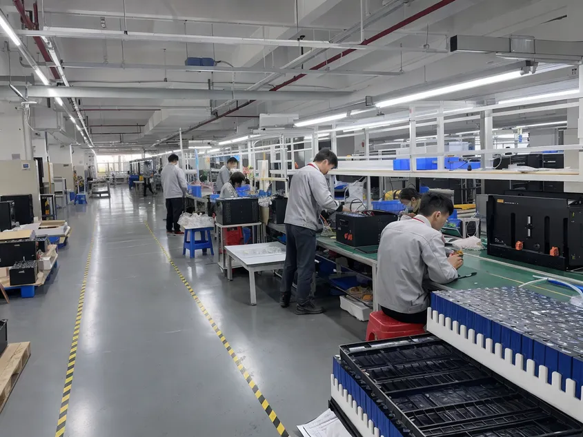 EVANBattery solar battery manufacturing facility in Zhongshan, Guangdong Province