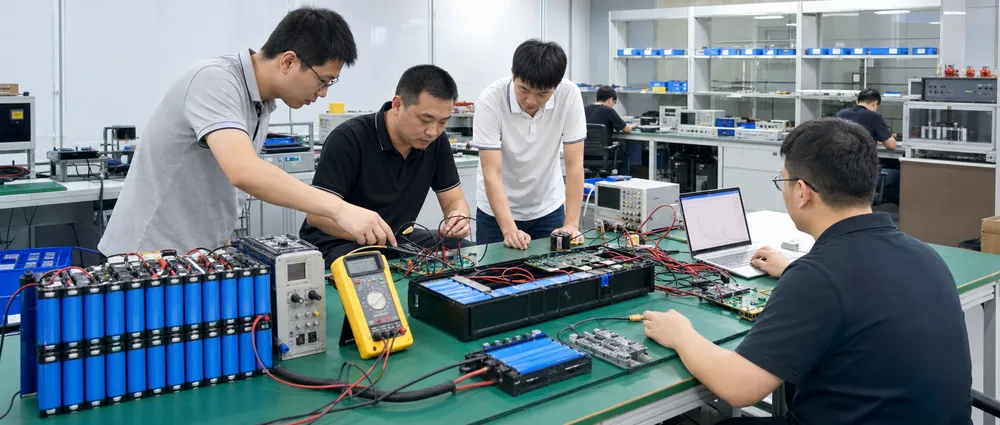 EVANBattery in-house R&D engineering lab for custom battery development