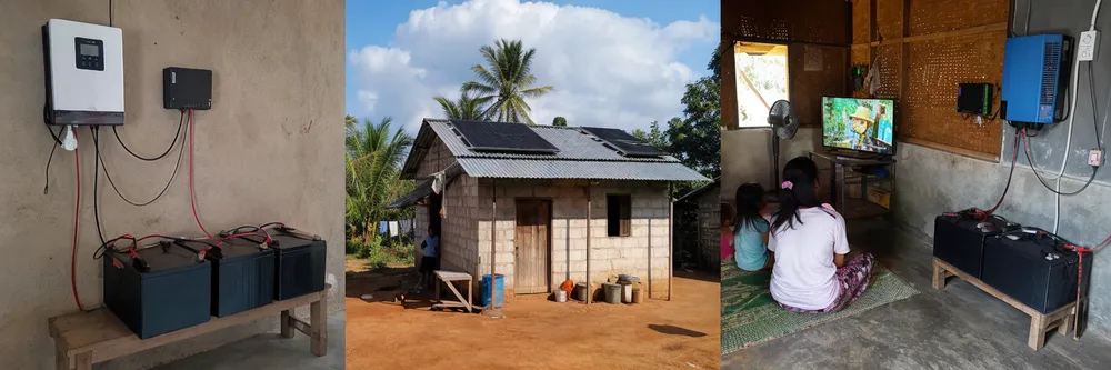 Deep cycle gel solar batteries deployed in off-grid solar home systems across African and Southeast Asian markets