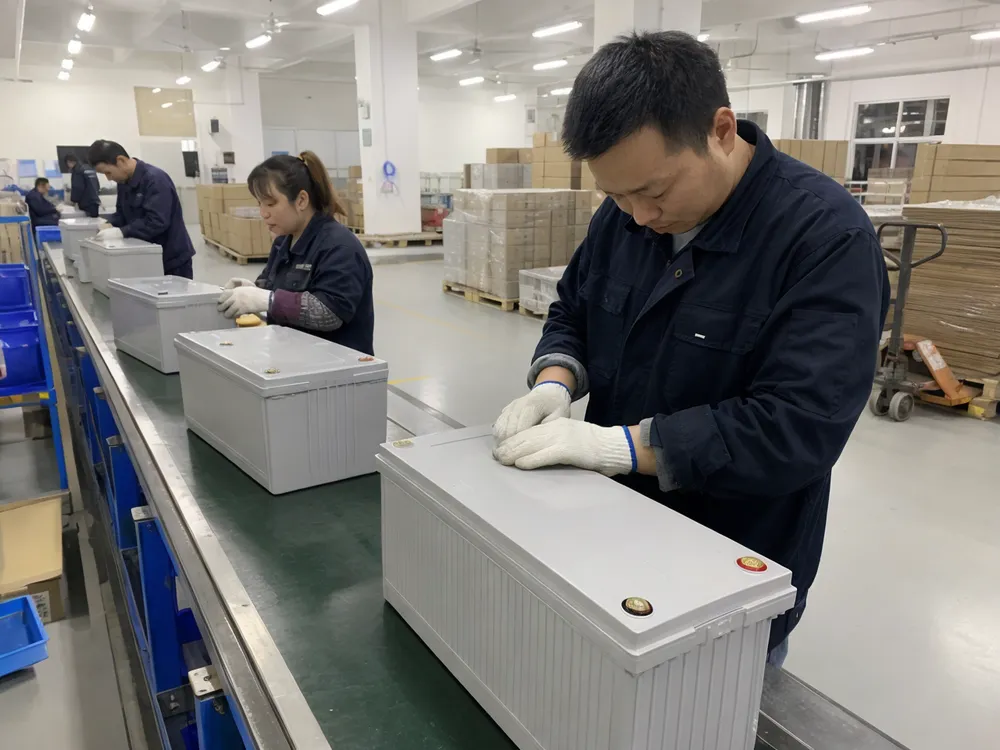 EVANBattery gel battery manufacturing quality control inspection line