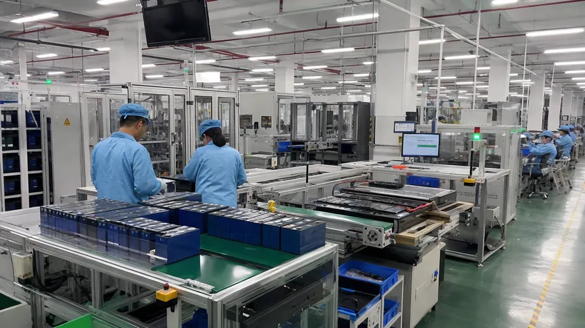 EVANBattery 9,900 m² battery manufacturing facility with automated production lines