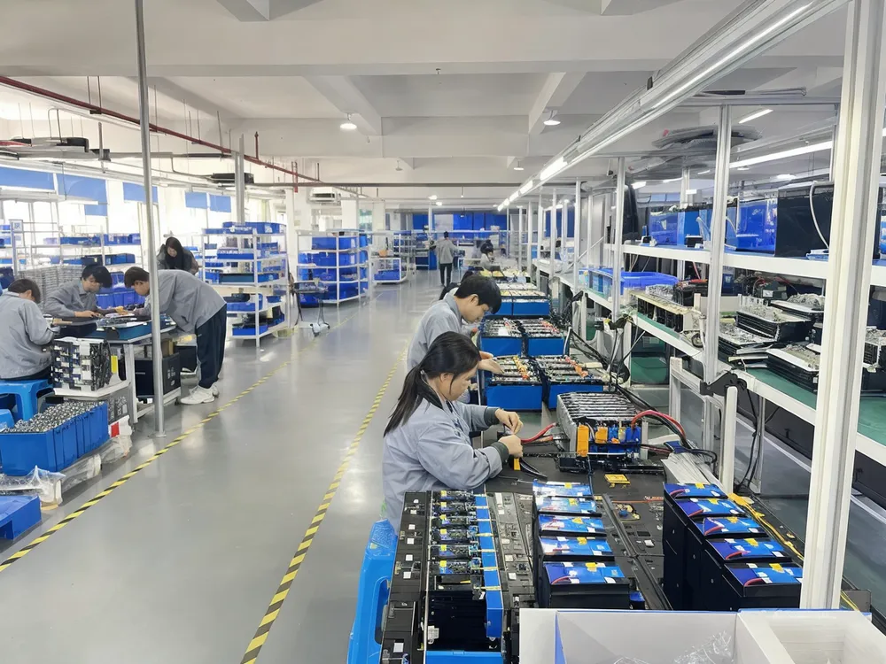 EVANBattery solar battery manufacturing facility in Zhongshan, Guangdong