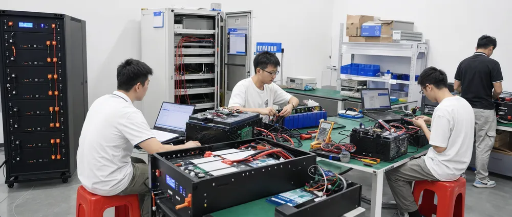 In-house OEM/ODM lithium solar battery development from specification to production validation