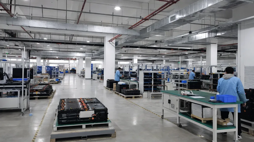 EVANBattery 9,900 m² manufacturing facility with 6 production lines