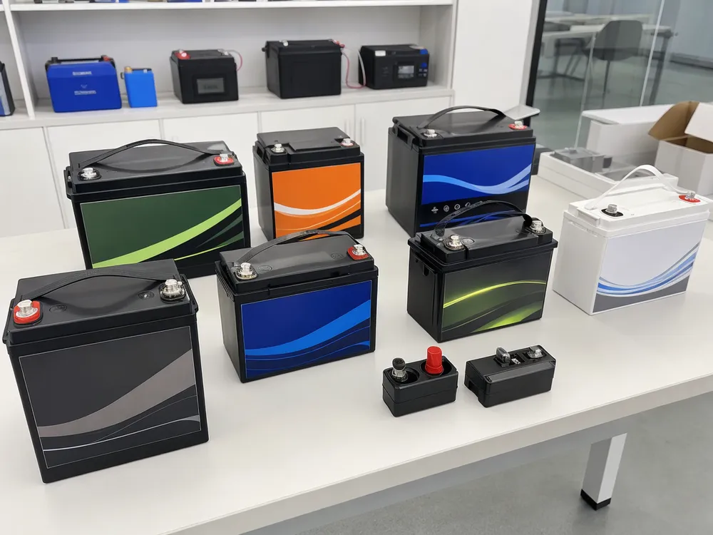 Private-label battery samples with custom branding ready for distributor evaluation