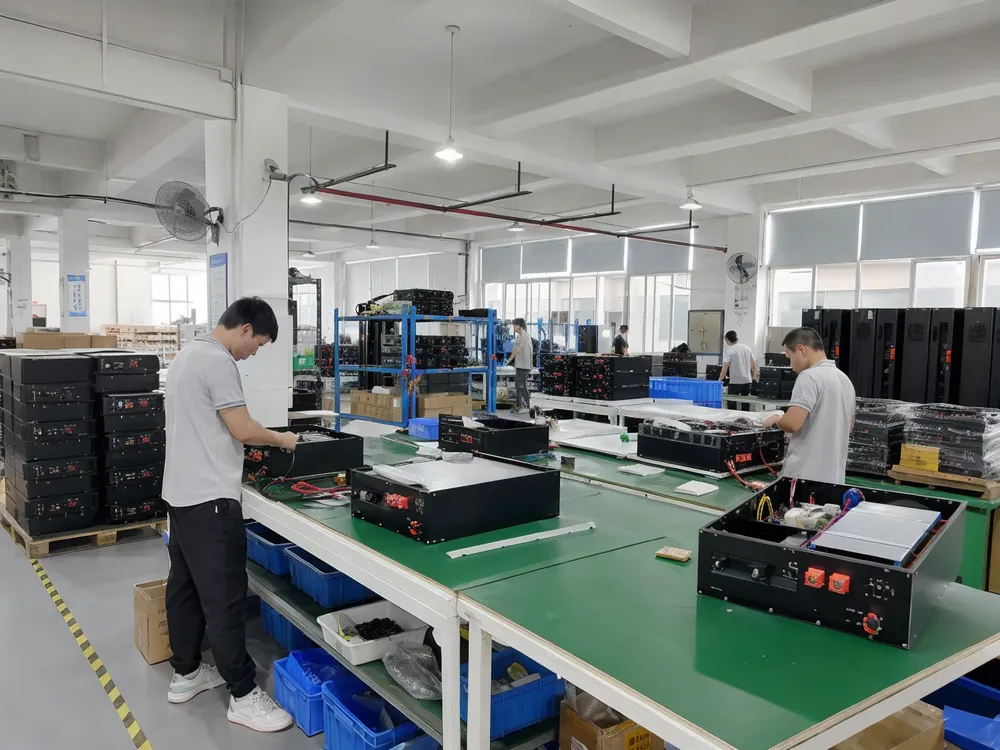 EVANBattery OEM ODM solar battery manufacturing facility in Zhongshan, Guangdong