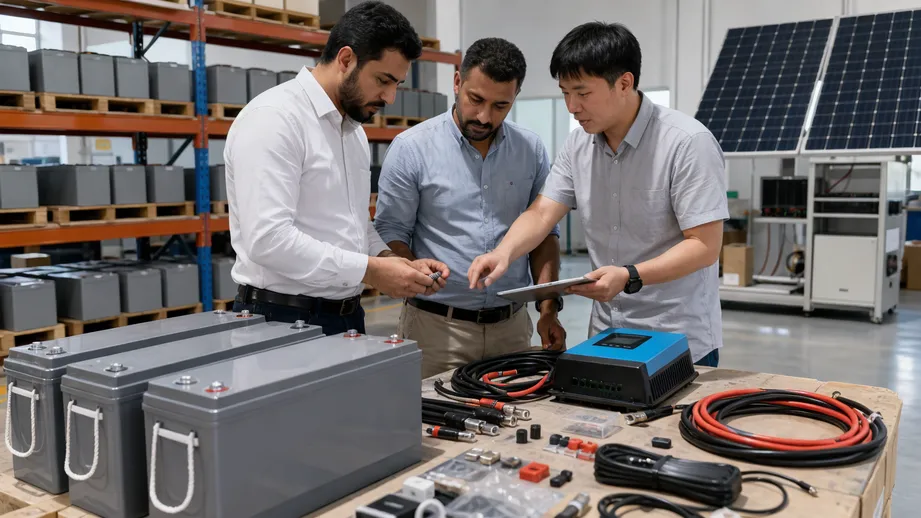 Solar installation company OEM battery program configured for MPPT controller compatibility
