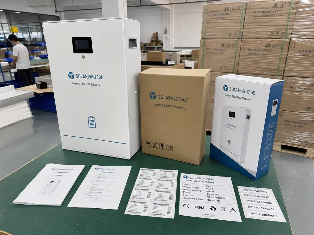 Custom OEM battery enclosure with branded labeling and packaging options