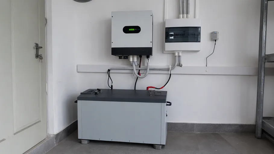 200Ah solar battery installed as inverter backup replacement in grid-connected market