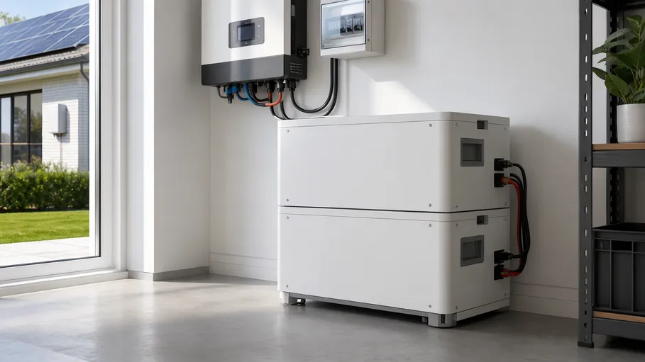 Modular 24V 200Ah LiFePO4 battery for residential solar storage distribution