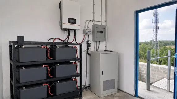 200Ah solar battery inverter bundle for rural electrification and telecom tower backup