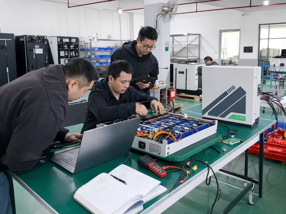 OEM/ODM custom battery pack configuration with branded enclosure and BMS engineering