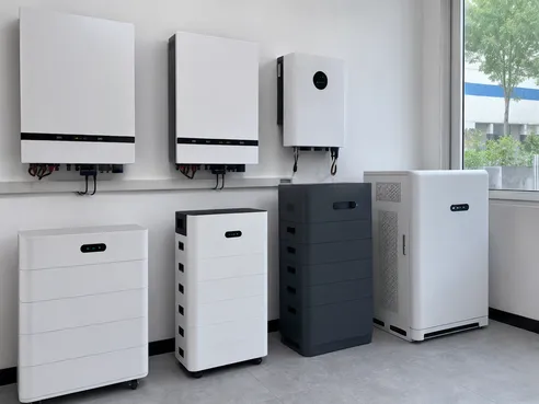 Solar battery backup systems — wall-mounted and floor-standing LiFePO4 packs for residential and light-commercial installations