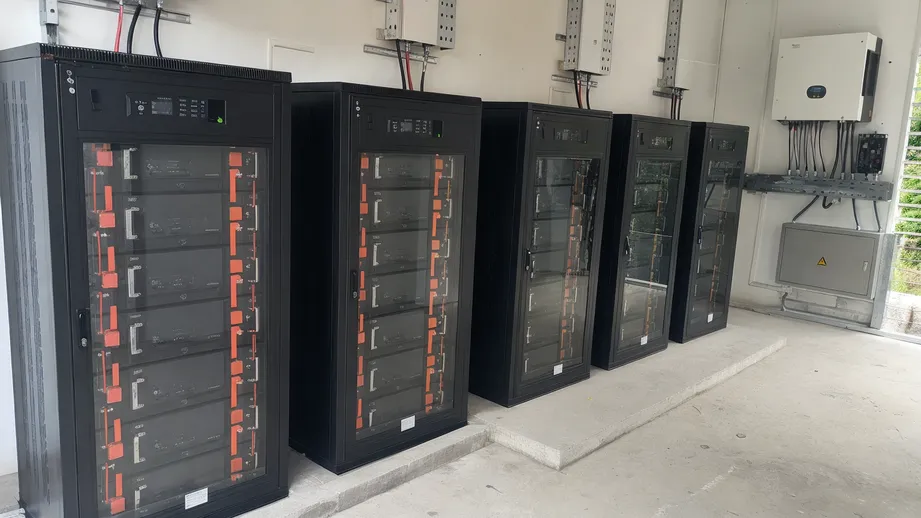 Standardized rack battery cabinets deployed across rural microgrid electrification sites