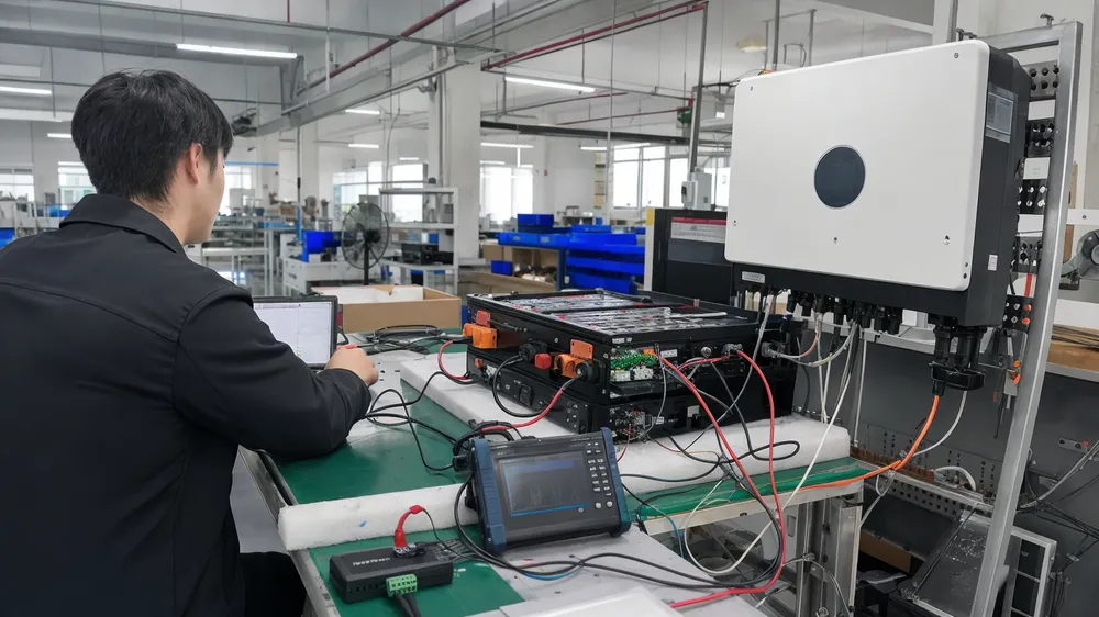 BMS communication protocol verification between battery pack and hybrid inverter