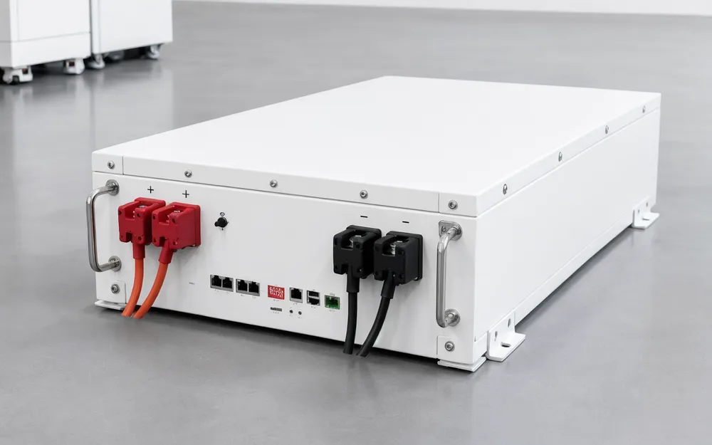 LiFePO4 battery pack with integrated BMS for DC coupled solar systems
