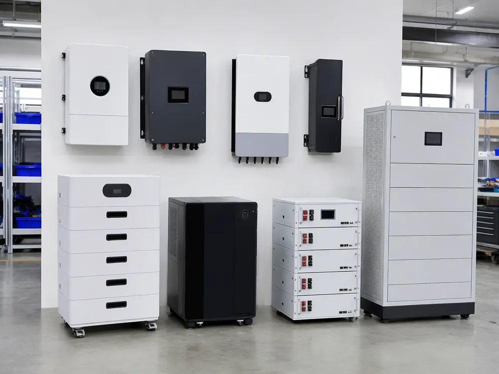 OEM ODM battery configuration options showing custom enclosures and branding