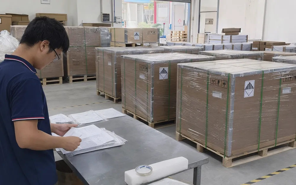 Export documentation and reinforced packaging for lithium battery shipments