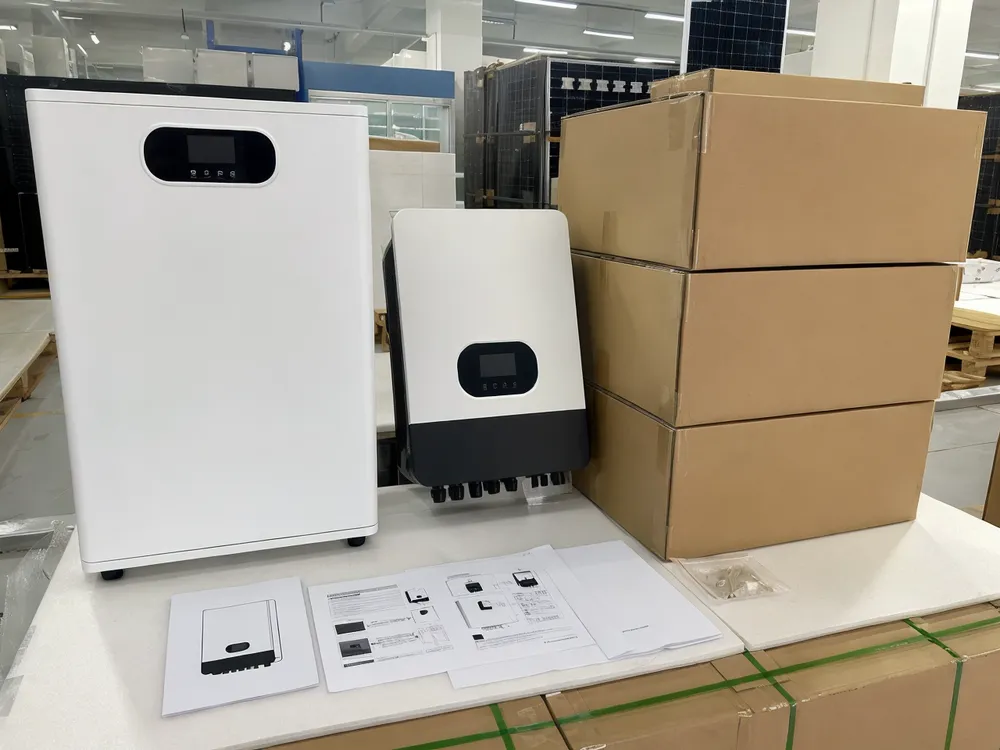 Matched battery and hybrid inverter bundle with aligned packaging and documentation