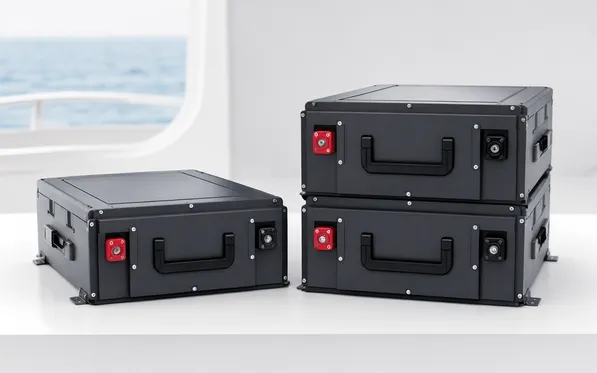 Compact vibration-rated LiFePO4 battery pack for RV and marine applications