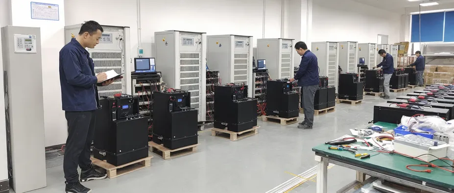 Battery pack aging and capacity verification testing before shipment