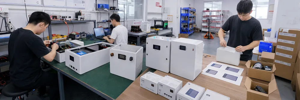 OEM/ODM off-grid battery configuration and branding process