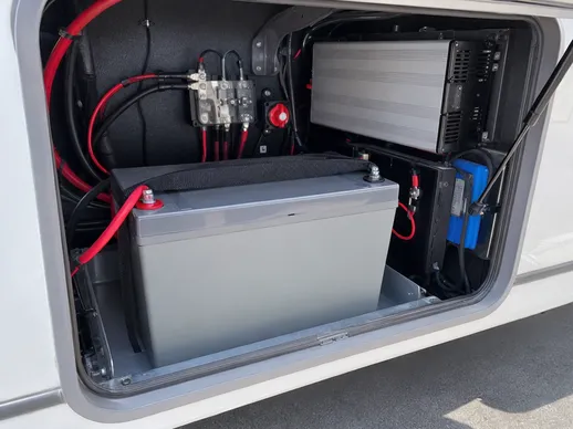 12V 100Ah LiFePO4 solar battery system for RV applications